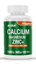 NutriJa Calcium Magnesium Zinc with Vitamin D3, Boron, K2 & B12 | Complete Bone Health & Joint Support Supplement for Men & Women (180 Capsules)