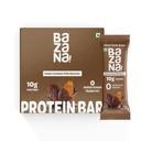 Bazana 10g Protein Bar | Pack of 12 | Main Character Mocha | No Added Sugar | High Protein Healthy Snack | Whey & Nuts Blend | Gym & Workout Recovery | Gluten Free | Healthy Snacks