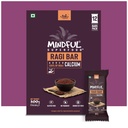 Eat Anytime Multigrain Millet Energy Chocolates, 12 Bars | High Protein, High Fiber, No Added Sugar | Gluten Free Granola Bars with Ragi, Dark Chocolate | Healthy Snack (300g)