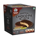HYP Protein Choco Pie Variety Pack - Brownie Crunch, Peanut Butter, Fruit N Nut - Pack of 6 pcs