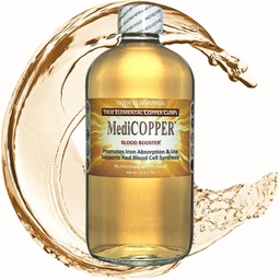 True Colloidal Copper - 500 mL in a BPA Free Plastic Bottle