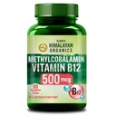 Vlado's Himalayan Organics Vitamin B12 Supplements - Methylcobalamin 500 MCG I B12 Active form of Methylcobalamin I 100% RDA I For Memory, Brain, Heart & Nervous System Support I Maximum Absorption, Normal Energy Production & Immune system support I Tablets for Men & Women - 90 Veg Tablets