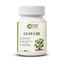 Pure Nutrition Guduchi Tablets | Giloy Tablet | Giloy Juice Supplement for Immunity, Detox, Wellness & Daily Health Support | Guduchi Tablet | Ayurvedic Plant Based Formula for Men & Women - 250mg 90 Tabs