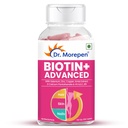DR. MOREPEN Biotin+ Tabs | With Multivitamins, Amino Acids, Natural Extract of Amla, Turmeric & Green Tea, Bhringraj & Brahmi | (60 Tablets)