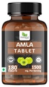 Amla Tablet - 180 Tablets | Amalaki, Indian Gooseberry, Dhatriphala Tablets I Natural Vitamin C, Iron and Calcium