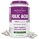 Healthyhey Nutrition Folic Acid - 120 Veg Capsules