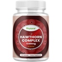 High Strength Hawthorn Berry Capsules - Pure Antioxidant Hawthorn Berry Supplement with Leaf & Flower Extract 4:1 for Heart Health & Digestion - Energy Support for Men & Women - 120 Count Pack