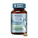 ZEROHARM Holistic Calcium Tablets – High Absorbption Milk-Based Calcium Supplement with Vitamin D3, K2-7, Magnesium, Phosphorous – Supports Bone Strength & Joint Health For Men & Women – 60 Tablets
