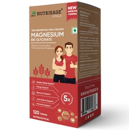 Magnesium Bisglycinate 775 mg per Tablet | Provides 170.5 mg Elemental Magnesium | 100% Chelated High Absorption | Sleep, Muscle Recovery, Stress, Bone & Nerve Support | 120 tab- Pack of 2 (240 Tablets)