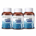 Fytika Strong Bones - Set of 3 (180 Tabs) | Calcium 1000mg + Vitamin D3 400IU Supplement with Magnesium,Zinc,Coper & Vitamin K2 for Complete Bone,Joint & Muscle Health - Women and Men