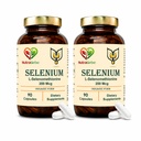 Selenium High Strength (Pack of 2) - Essential Trace Mineral for Thyroid, Immune System, Hair, Skin & Nails, 180 Capsules