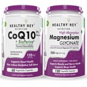 HealthyHey Nutrition Coq10 125mg 60 capsules & magnesium glycinate 120