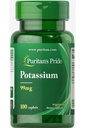 Puritans Pride Potassium 99 mg-100 Caplets