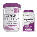 HealthyHey Nutrition Marine collagen orange & Magnesium Glycinate 120 capsules