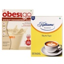 Obesigo BLCD - Weight Management | Vanilla - 350Gm (7 Sachets*50g) + Kaltame - Non Caloric Sweetener