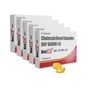 Bon DK 60K Vitamin D3 60000 IU Capsules | 20 Capsules (Pack of 5) | Cholecalciferol 60000 IU |Vitamin D3 Weekly Supplement for Men & Women |Boosts Immune System | Soft Gelatin Capsule, Easy to Swallow