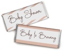 Chocolate Bar Wrapper Labels for Baby Shower Confetti, Theme Chocolate Bar Wrapper Labels- Pack of 30 Pcs (No Candy)