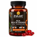 Sea Buckthorn Oil Capsules with Omega 7 | Wild Himalayan Sea buckthorn Berry oil Extract | Supports Skin Glow, Anti-Ageing, antioxidant, Hair, Immunity & gut health supplement| Omega 3 6 7 9 Cold Pressed seabuckthorn capsule