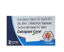CALCIGIANT CORAL TEN TABLETS (PACK OF TWO) WITH VITAMIN D3, VITAMIN K2-7, ZINC, BORON, L-METHYFOLATE, MAGNESIUM, CALCITROL WITH VITAMIN B-12