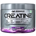 Bigmuscles Nutrition Creatine [155g, 50 Servings]| Blueberry | Micronized Creatine Monohydrate To Support Lean Muscle Repair & Recovery|Increase Strength&Athletic Performance,Powder, 1 count