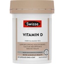 Swisse Vitamin D - 100% RDA of Vitamin D3 (Manufactured In Australia, Internationally Proven Formula) High Absorption Vitamin D3 For Healthy Bones, Immunity & Strong Muscles (90 Tablets)