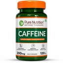 Pure Nutrition Caffeine Tablets | Pre Workout for Men & Women | Caffeine Tablet 200mg Natural Energy Booster for Alertness, Focus & Endurance | Support, Enhances Mental Clarity & Physical Performance – 120 Veg Tablets
