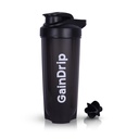 Gym Typhoon Shaker Bottle, Leakproof Guarantee Sipper Bottle Ideal for Protein, Preworkout and Bcaas, BPA-Free Material (Typhoon Black, 750 ML)