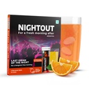 Fast&Up NightOut | 4 Effervescent tabs | Instant Hangover Relief | Helps detoxify liver | Rapid hydration & energy | Helps prevent Hangover | Zero sugar | Orange Flavour
