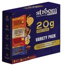 Stroom Centre-Filled Protein Bar Variety Pack, 20g Protein, 4 Assorted Flavours, 4 x 63g