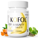 Vedistry Kofol Ayurvedic Immunity Tablet with Shunti, Giloy, Haldi & Pippali for Boost Immunity & Improve Respiratory Health by 6x | Clinically Tested Antioxidant Tablets for Strengthens by 3x, Improve Digestion & Energy | Protects Against Seasonal Infections & Overall Wellness – 60 Tablets (Pack of 1)