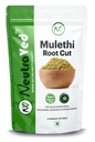 NeutraVed Mulethi Stick in Small Cut Size | Tea-Cut Licorice Root for Herbal Tea & Infusion | Not Powder or Whole Sticks | 150g