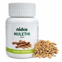 Mulethi Tablets 500mg Yashtimadhu (Licorice) Extracts for Respiratory, Gastric Wellness, Digestive Disorder, 60 Pure Herbs Ayurvedic Tablets (Pack of 1)