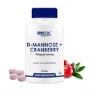 D-MANNOSE + CRANBERRY | For UTI Supplements | Antioxidant Rich Supplement for Kidney Health - 90 Tablets
