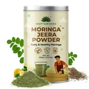 Saptamveda Moringa Jeera Powder - 100g | Ayurvedic Herbal Blend for Digestion, Detox, Metabolism & Immunity | 100% Natural, Vegan | Cumin & Moringa Superfood Mix for Gut Health & Weight Management