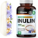 BIO KRAUTER Inulin Powder Capsules - Inulin Prebiotic Fiber 1200 mg Strength - 250 Count - Pure Soluble Fiber Supplements - Chicory Root Fiber Capsules for Digestive Support - Vegan
