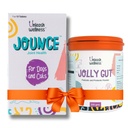 Jolly Gut® Prebiotic Probiotic 200 GMS & Jounce® (30 Crunchies) Combo for Dogs & Cats with Digestive Enzymes Supports Gut Health and Chondroitin & Collagen Type 2 for Bone Strength