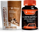 WELLNESS LABSRX Mushroom Powder 2000mg - Quercetin with Bromelain Supplement - 1500mg
