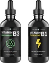 Liquid Vitamin B3 + Liquid Vitamin B1-2oz 60 ml per Bottle
