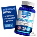 We Like Vitamins | NSF Certified Glutathione Supplement | Manufactured in USA | Highly Bioavailable | L-Glutathione Antioxidant Support|500mg Per Serving | 200 Capsules