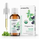 Oregano Oil Drops 86–90% Carvacrol – USDA Organic Liquid Oregano Oil – Flexible Dosing – Immune & Digestive Support – Greek Oregano –30 ml (1fl.oz)