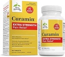 Terry Naturally Curamin Extra Strength - Curcumin & Boswellia for Healthy Circulation Support - Turmeric Supplement to Support Joints, Muscle Health & Endorphin Production - 90 Tablets