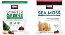 FORCE FACTOR Greens Chews with 25+ Superfoods & Sea Moss Chews, 60 & 30 Count