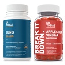 Dr. Tobias Lung Health & Apple Cider Vinegar Gummies - Supports Lung Cleanse & Detox Formula, Supports Gut Health, with The Mother, Folate, B12, Vitamin C, Butterbur