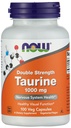 NOW Foods by Now Double Strength Taurine Nervous System Health 1000mg 100 Capsule