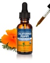 Herb Pharm Certified Organic California Poppy Liquid Extract Drops for Calming Nervous System Support, 1 Oz*