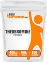 BulkSupplements.com Theobromine Powder - Theobromine Supplement, Nootropic Supplement - Energy Support, Gluten Free, 250 Servings, 100g (3.5 oz) (Pack of 1)