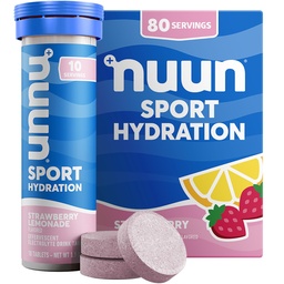 Nuun, Electrolyte Drink Tabs Strawberry Lemonade, 8 Count, 1.9 Ounce