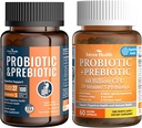 100 Billion Probiotics for Men and Women 27 Strains 5 Organic Prebiotics 60 Billion Probiotic and Prebiotic for Women and Men