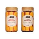 JUGO Beauty + ACV Gummies Bundle – Collagen, Biotin & Apple Cider Vinegar – Supports Hair, Skin, Nails, Gut Health & Metabolism – 100% Vegetarian & Gluten-Free