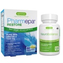 Igennus Pharmepa Restore EPA + Neurobalance Zinc, Magnesium & Vitamin B6 Mood Health Bundle for Attention & Focus